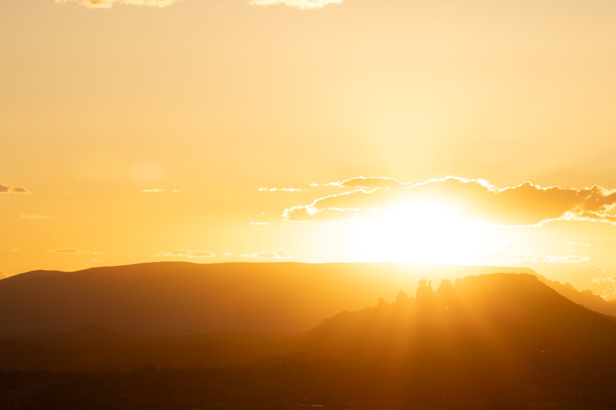 Sedona's Sunset Glow