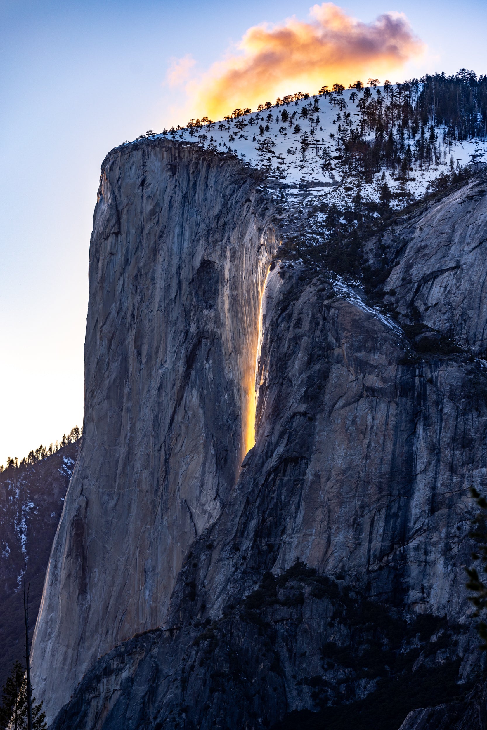 El Capitan’s Fiery Veil