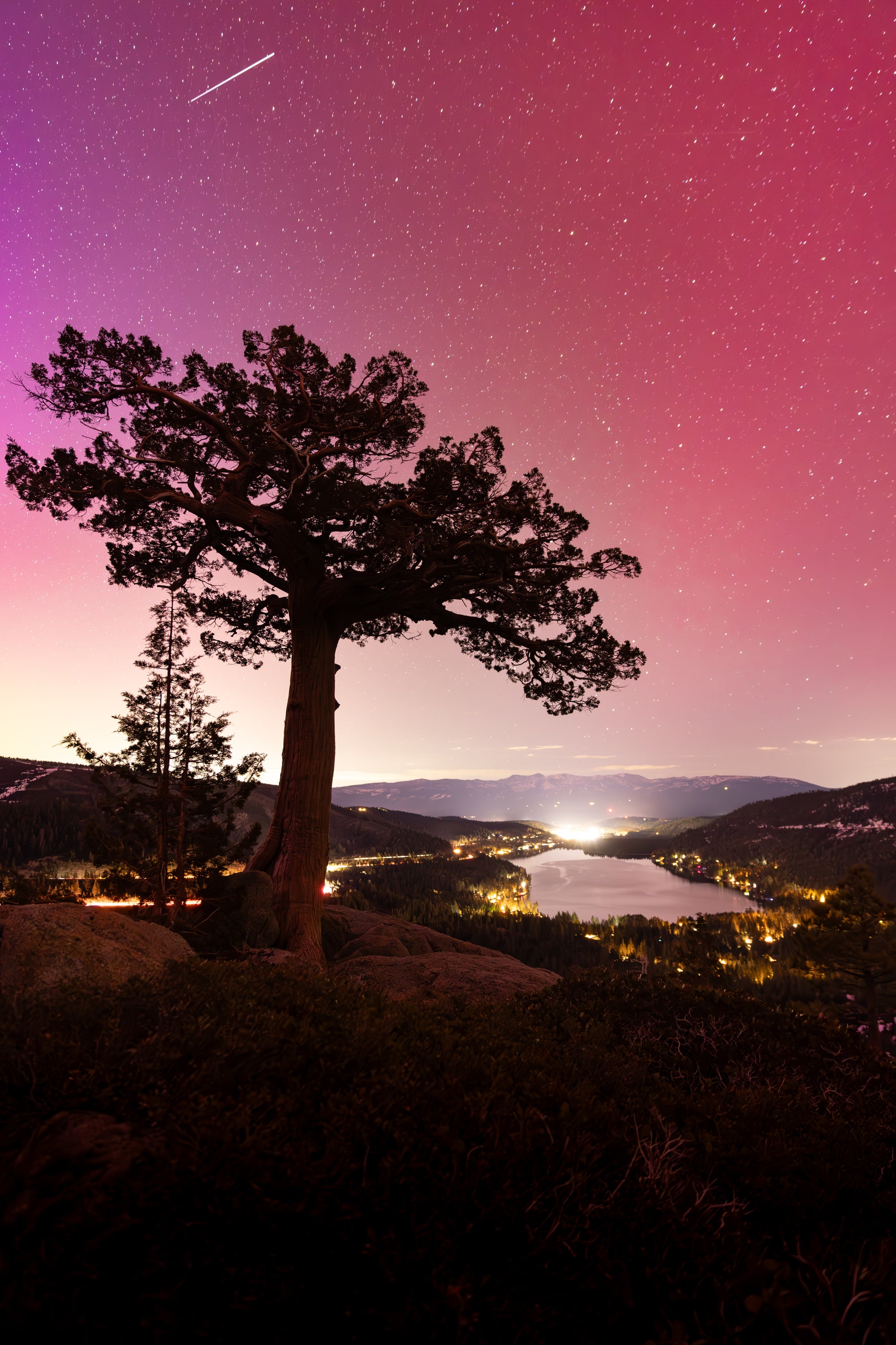 Aurora Over Truckee’s Heart