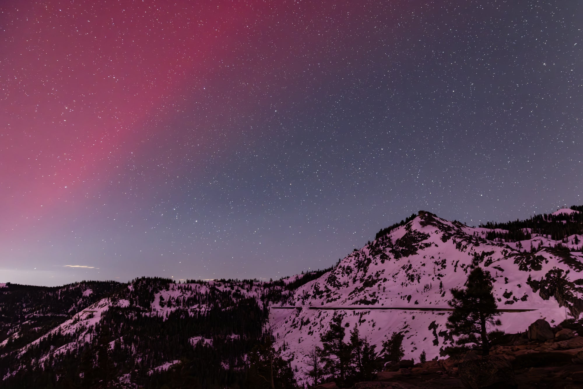 Twilight Over Sierra